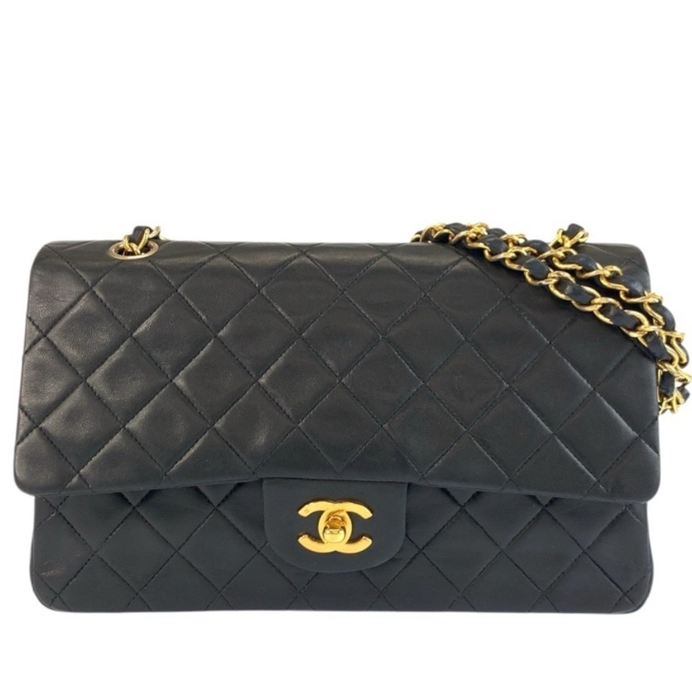 Vintage Chanel Classic Double Flap Lambskin Bag - Picture 14 of 16